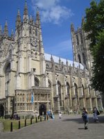 Die Kathedrale von Canterbury...