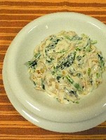 Borani-e Esfenaj  (Spinatsalat mit Joghurt)