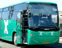 Ein Bus der israelischen Gesellschaft 